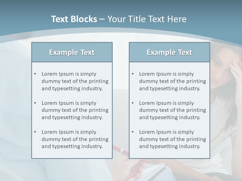 Hopeless Psychologist Psychotherapy PowerPoint Template