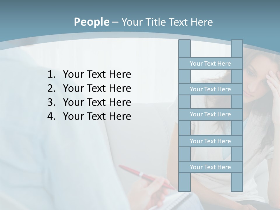 Hopeless Psychologist Psychotherapy PowerPoint Template