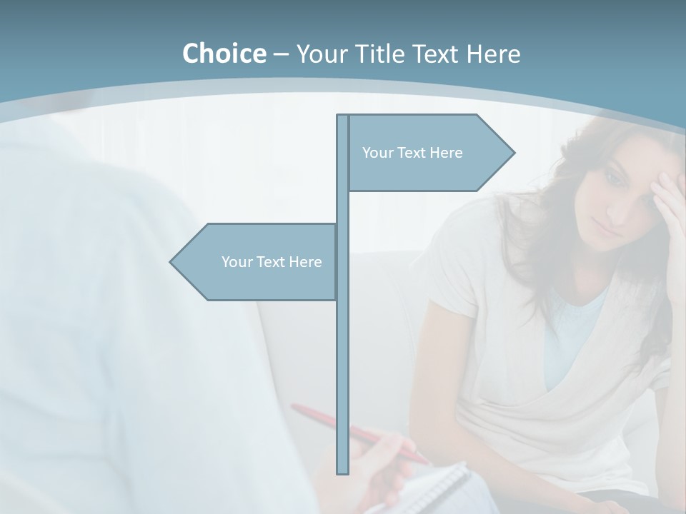 Hopeless Psychologist Psychotherapy PowerPoint Template