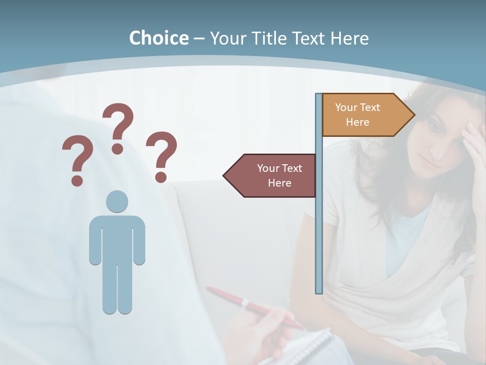 Hopeless Psychologist Psychotherapy PowerPoint Template