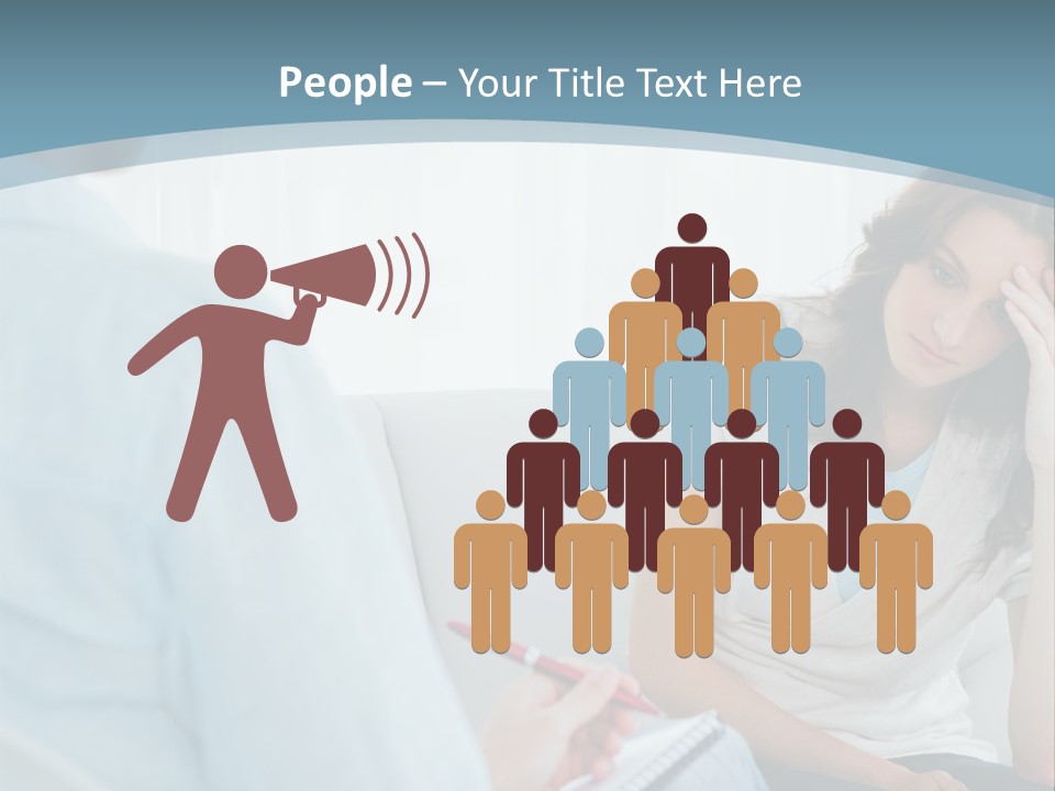 Hopeless Psychologist Psychotherapy PowerPoint Template