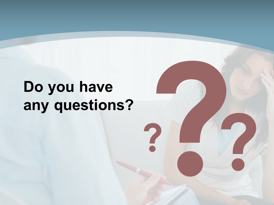 Hopeless Psychologist Psychotherapy PowerPoint Template