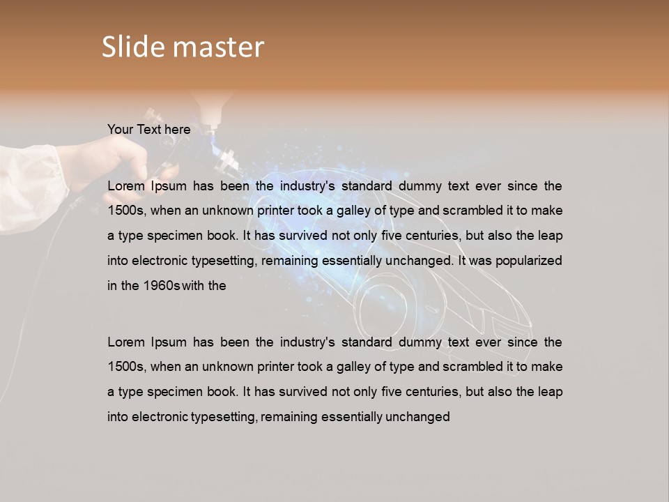 Gun Tape Skill PowerPoint Template