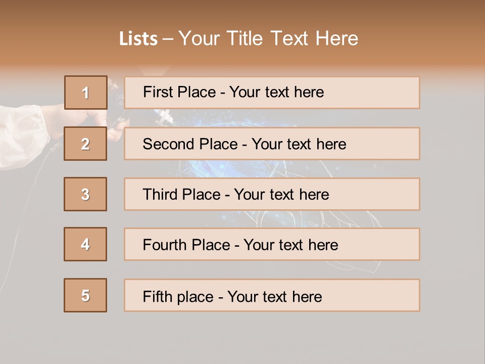 Gun Tape Skill PowerPoint Template