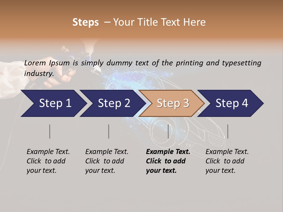 Gun Tape Skill PowerPoint Template