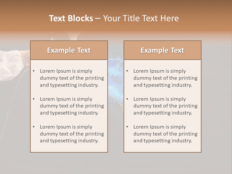 Gun Tape Skill PowerPoint Template