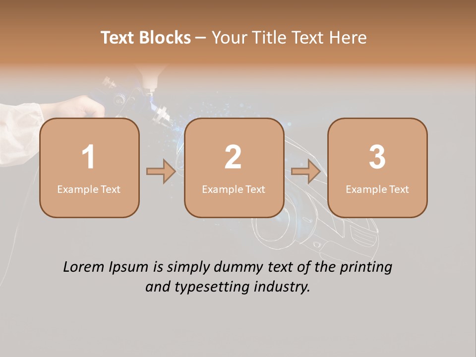 Gun Tape Skill PowerPoint Template