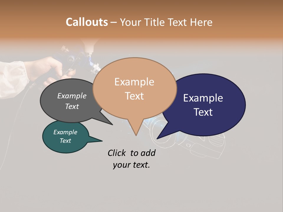 Gun Tape Skill PowerPoint Template
