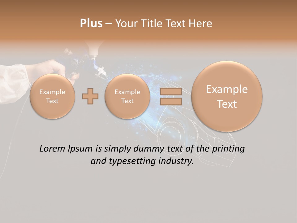 Gun Tape Skill PowerPoint Template