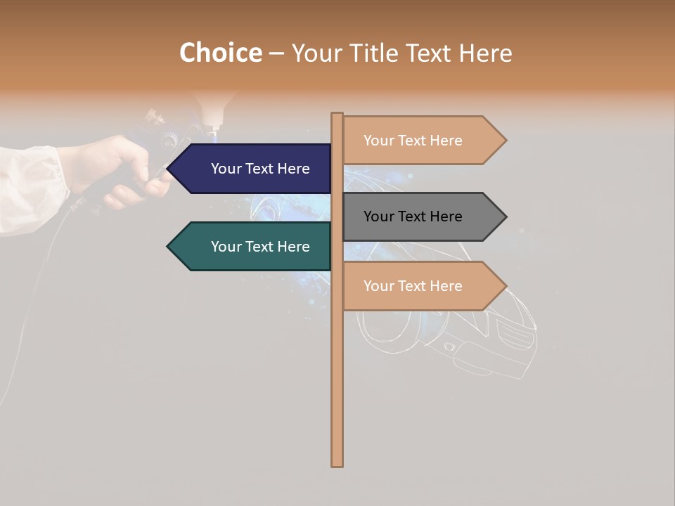 Gun Tape Skill PowerPoint Template