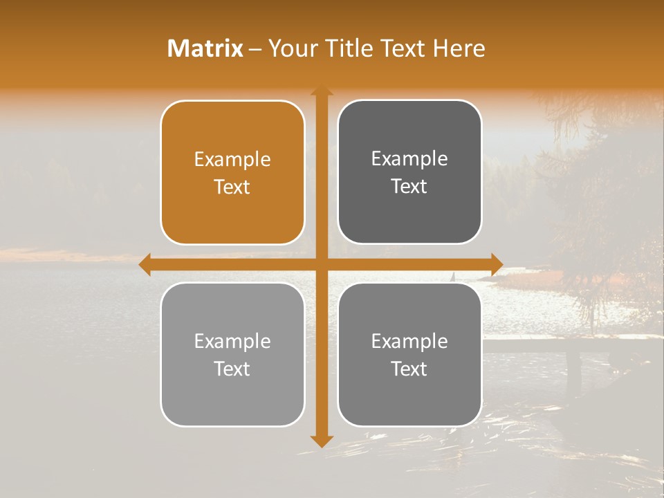 Quiet Woman Relax PowerPoint Template