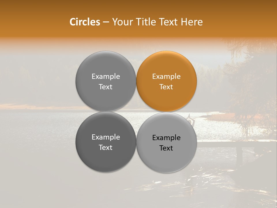 Quiet Woman Relax PowerPoint Template