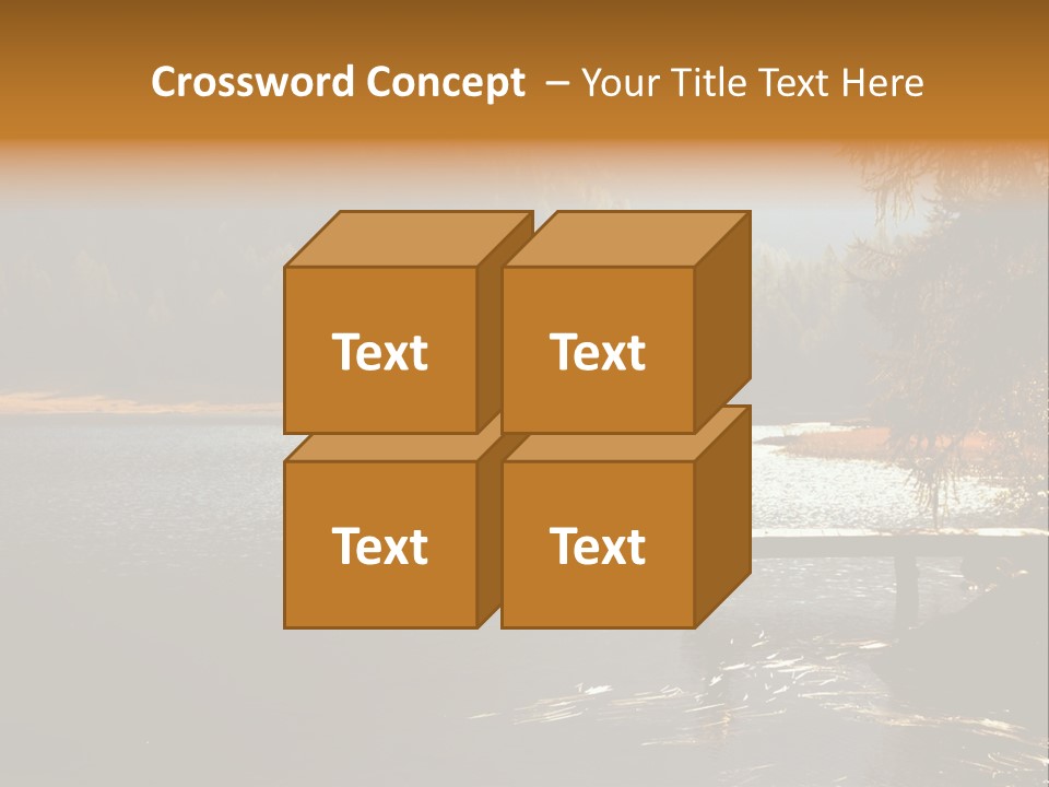 Quiet Woman Relax PowerPoint Template