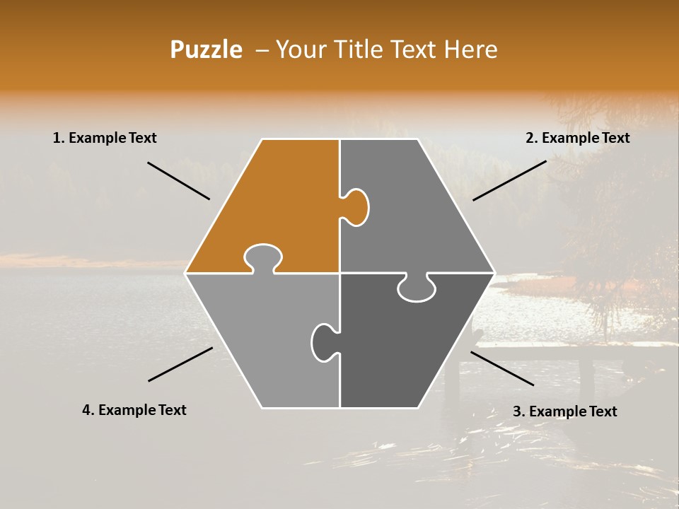 Quiet Woman Relax PowerPoint Template