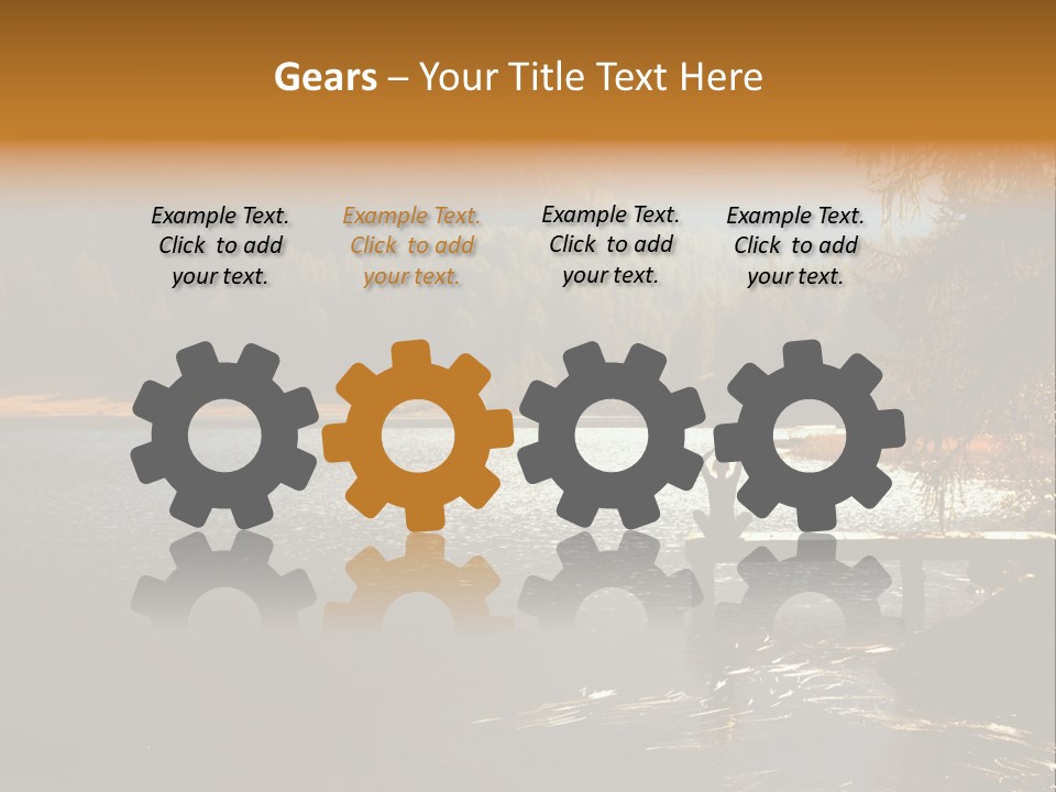 Quiet Woman Relax PowerPoint Template