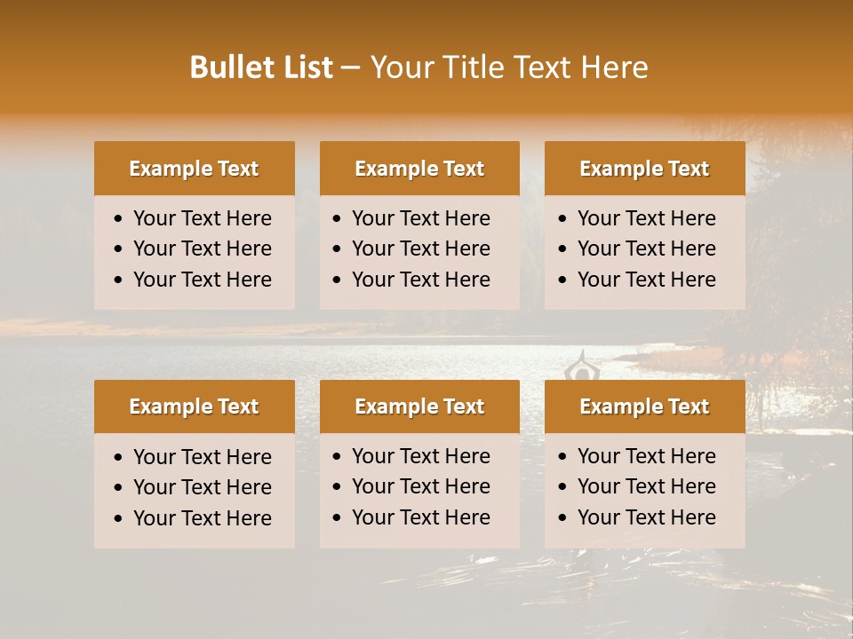 Quiet Woman Relax PowerPoint Template