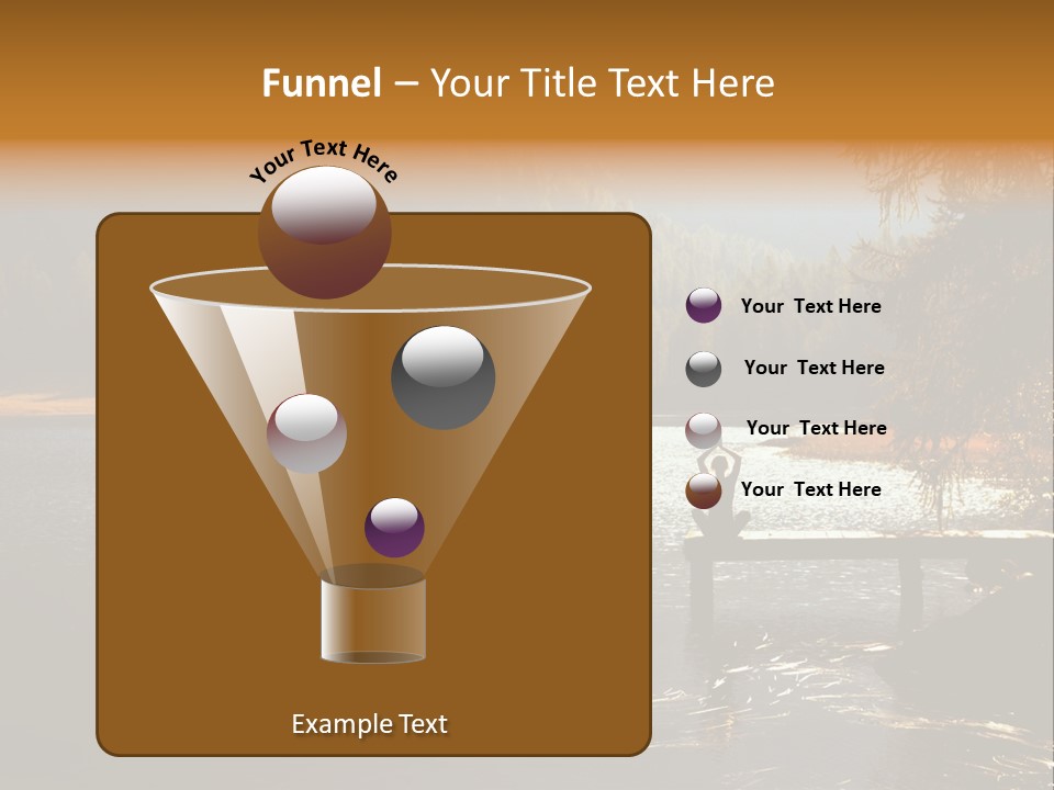 Quiet Woman Relax PowerPoint Template