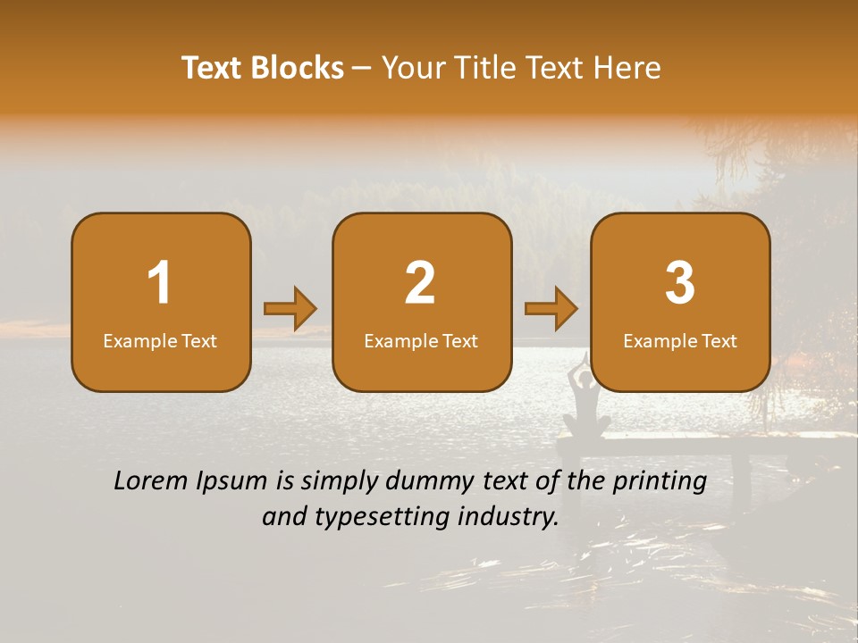 Quiet Woman Relax PowerPoint Template