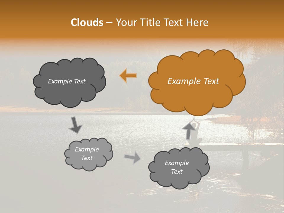 Quiet Woman Relax PowerPoint Template