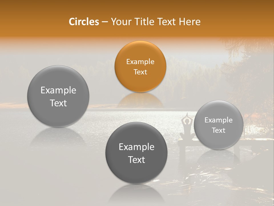 Quiet Woman Relax PowerPoint Template