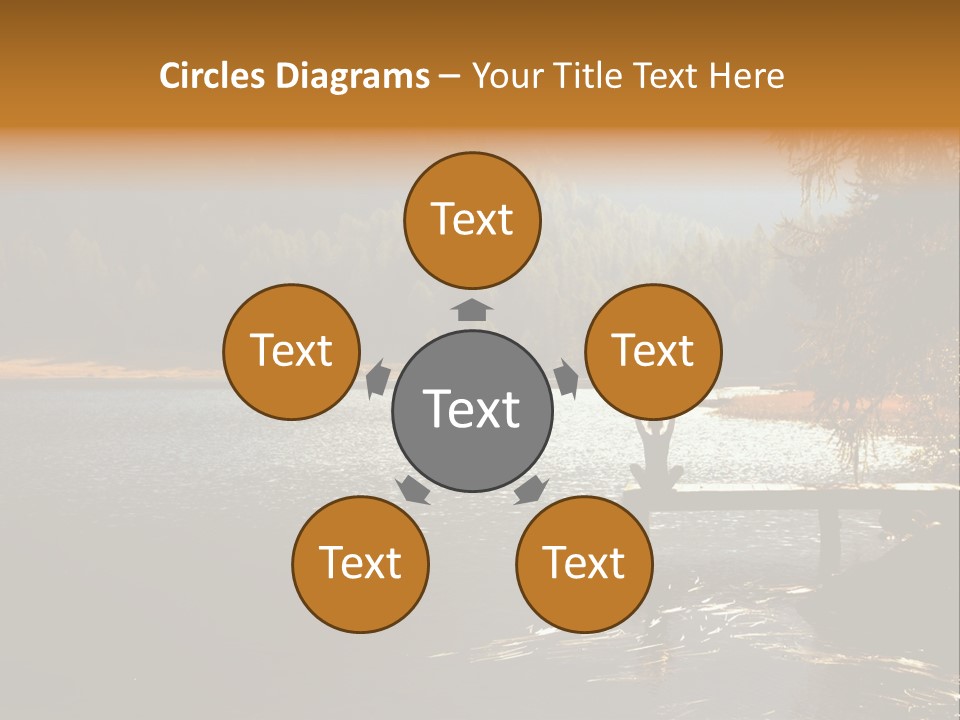 Quiet Woman Relax PowerPoint Template