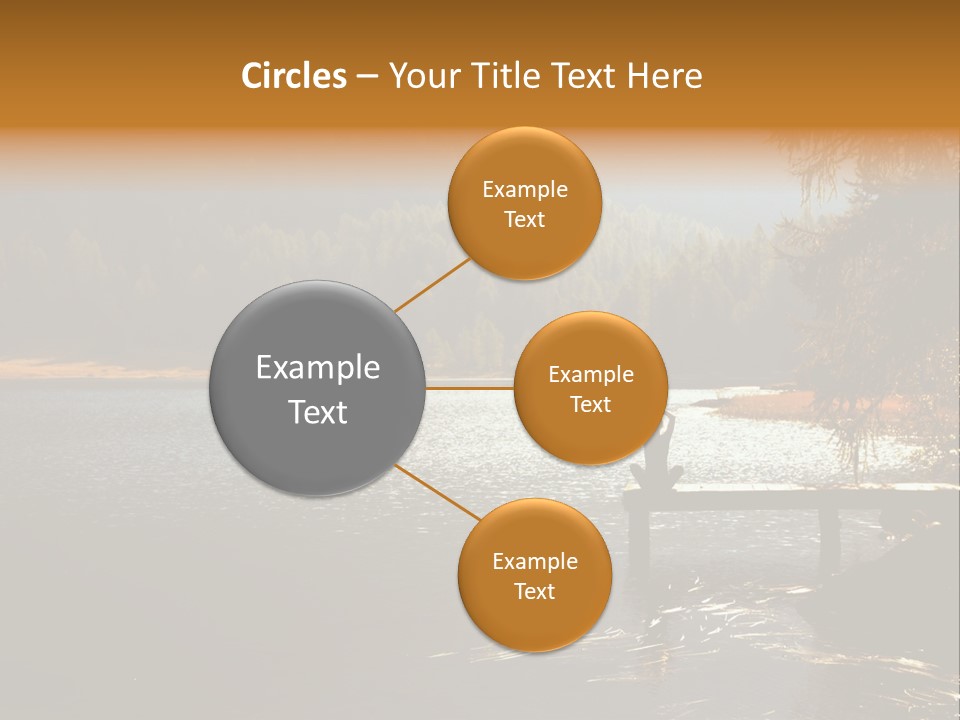 Quiet Woman Relax PowerPoint Template