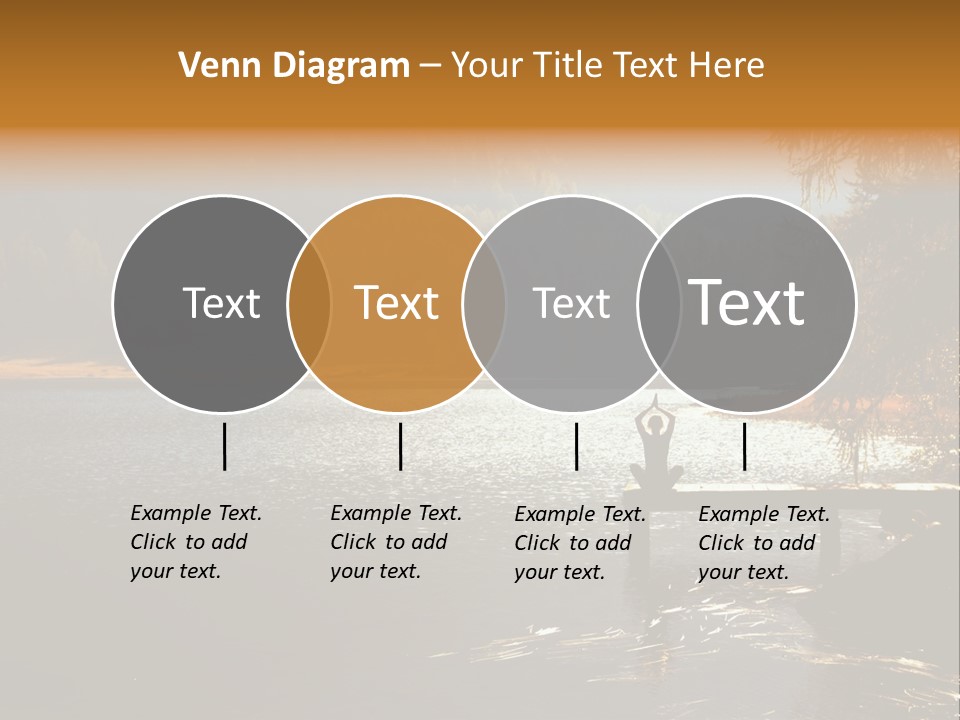 Quiet Woman Relax PowerPoint Template