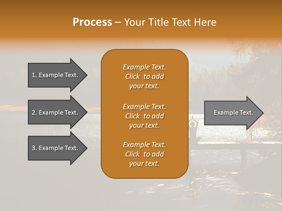 Quiet Woman Relax PowerPoint Template