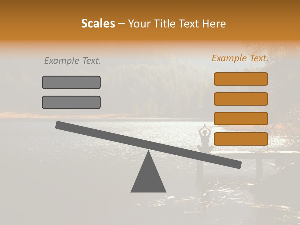 Quiet Woman Relax PowerPoint Template