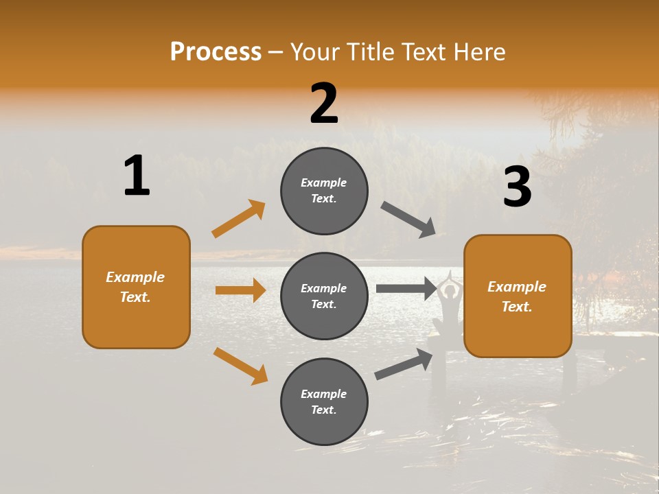 Quiet Woman Relax PowerPoint Template