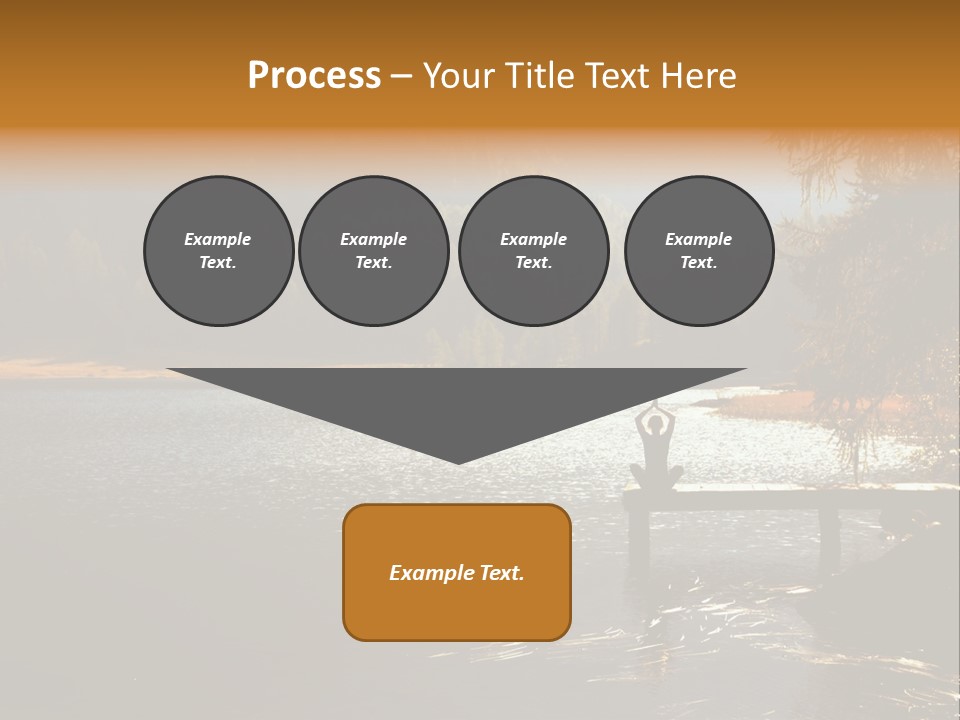 Quiet Woman Relax PowerPoint Template