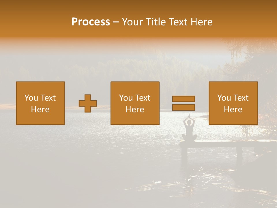 Quiet Woman Relax PowerPoint Template