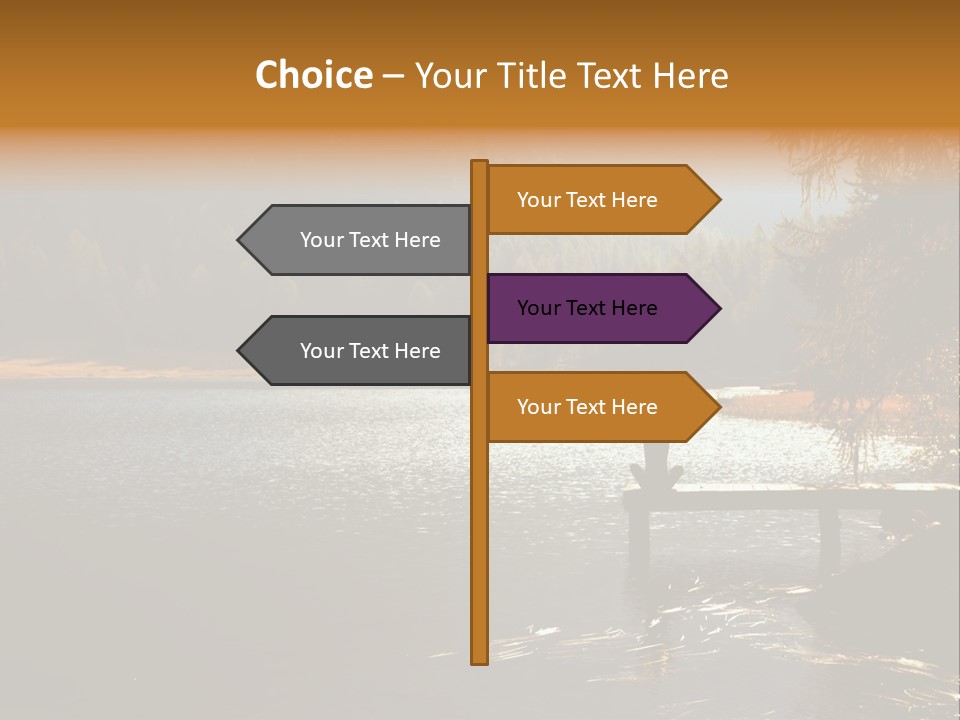 Quiet Woman Relax PowerPoint Template