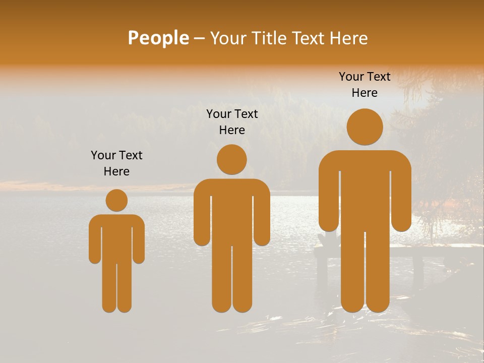 Quiet Woman Relax PowerPoint Template