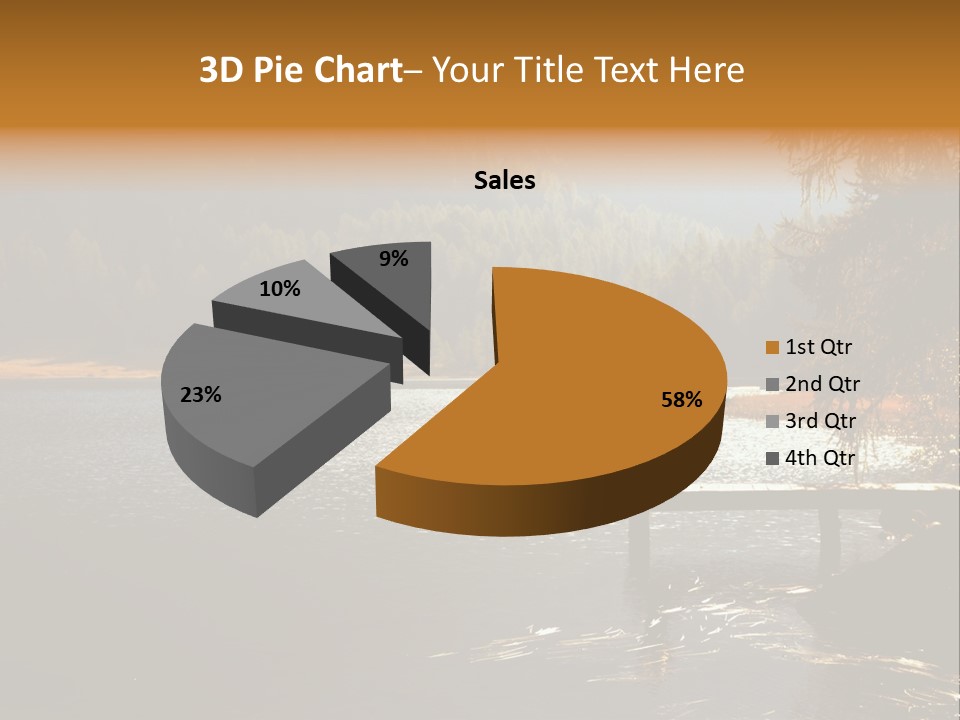 Quiet Woman Relax PowerPoint Template