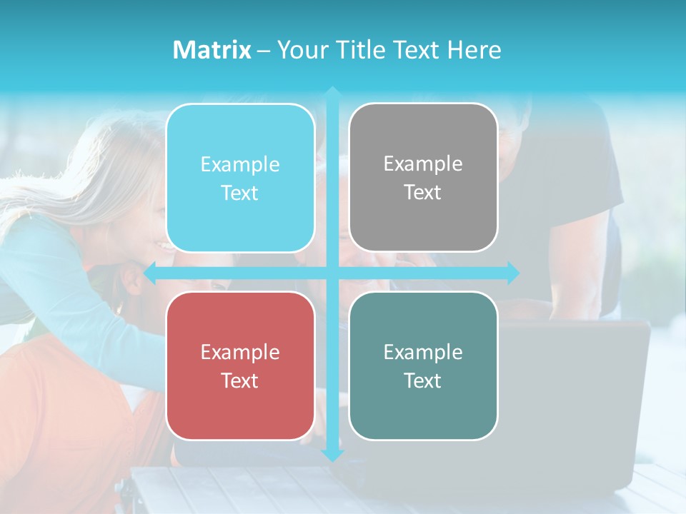 Young Teenager Old PowerPoint Template