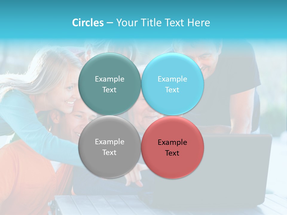 Young Teenager Old PowerPoint Template