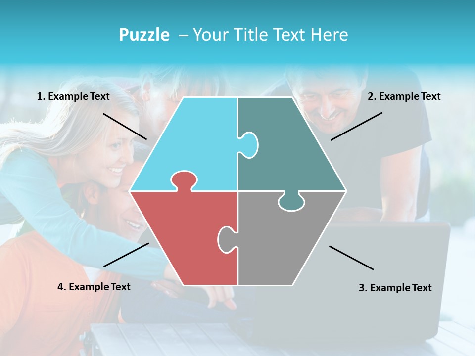 Young Teenager Old PowerPoint Template