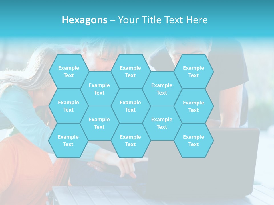 Young Teenager Old PowerPoint Template