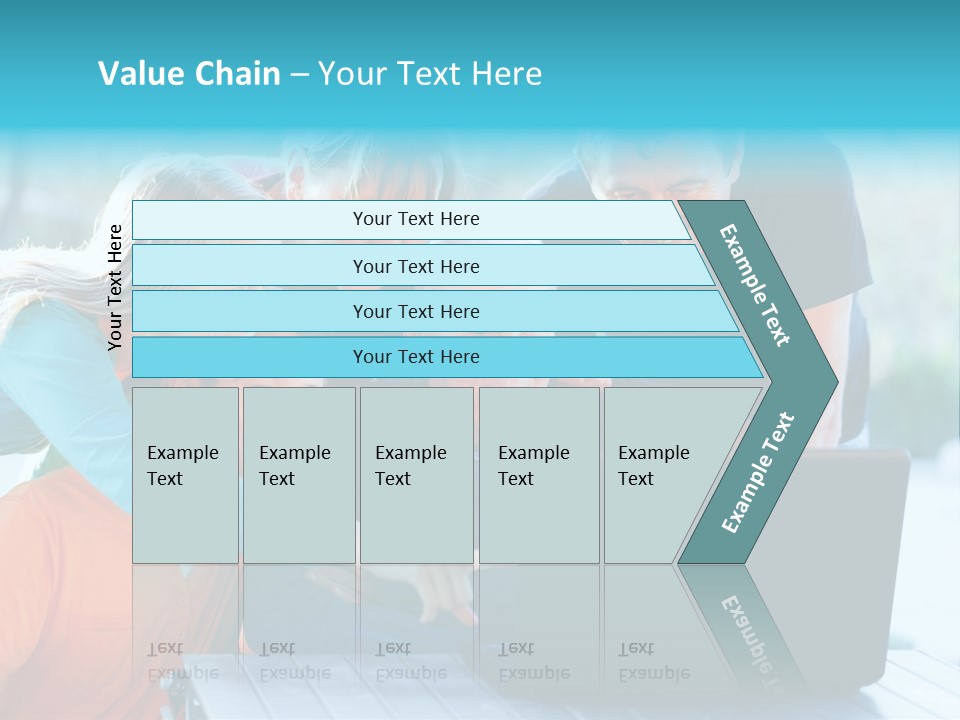 Young Teenager Old PowerPoint Template