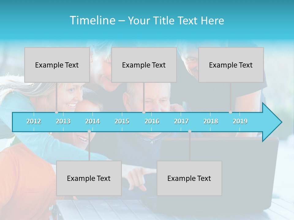 Young Teenager Old PowerPoint Template