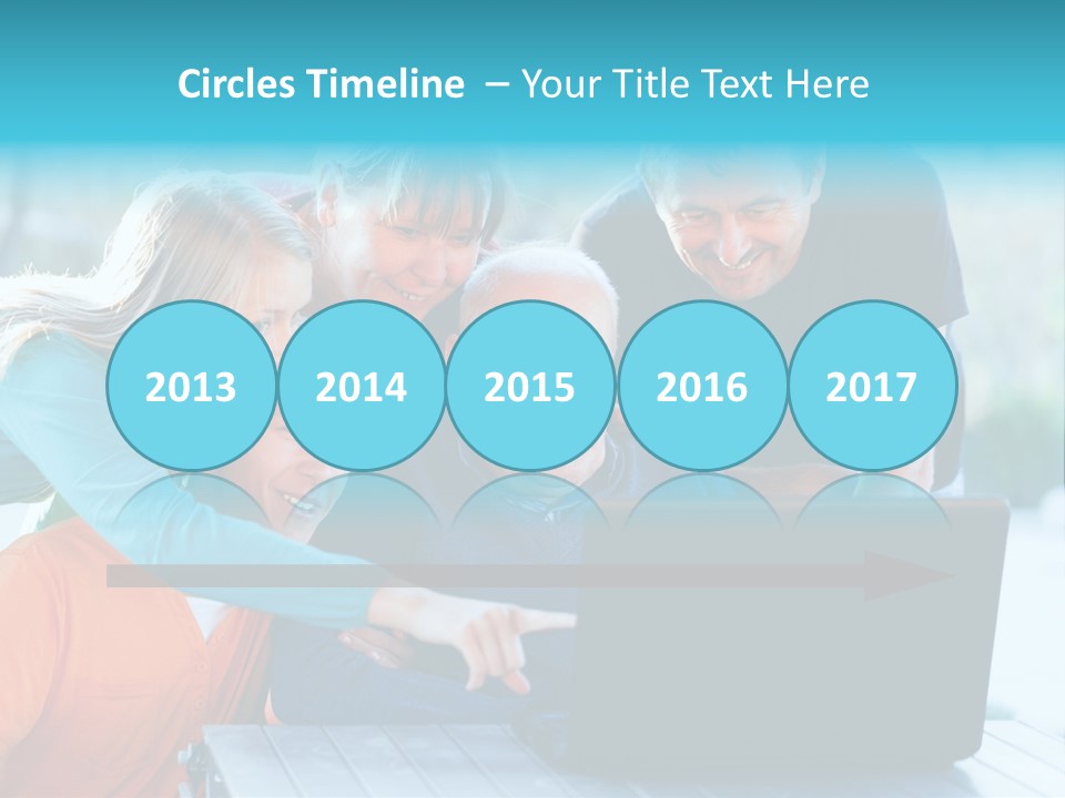 Young Teenager Old PowerPoint Template