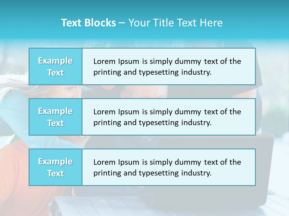 Young Teenager Old PowerPoint Template