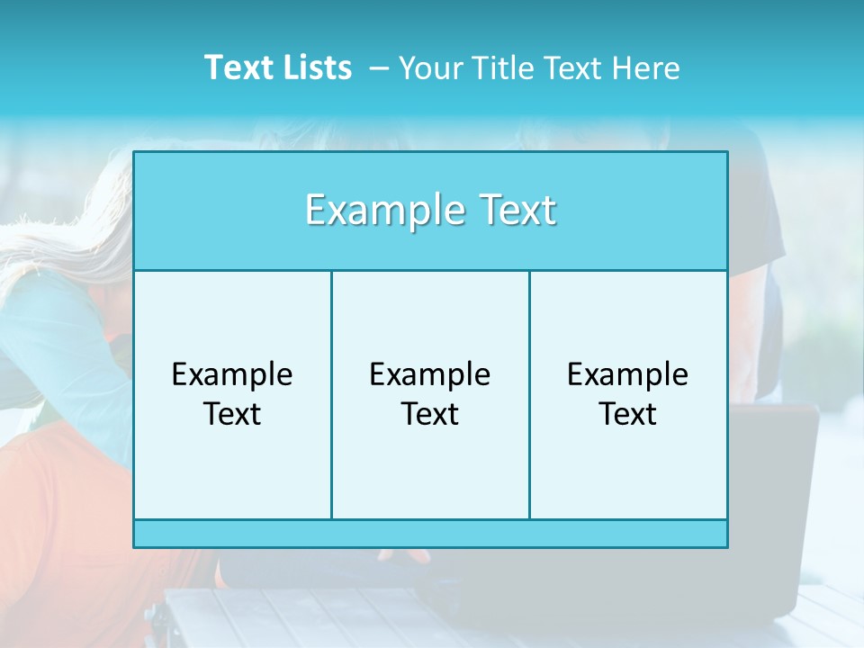 Young Teenager Old PowerPoint Template