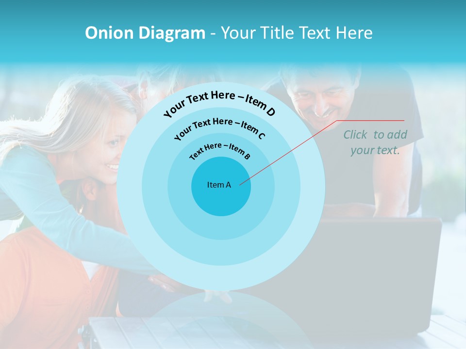 Young Teenager Old PowerPoint Template