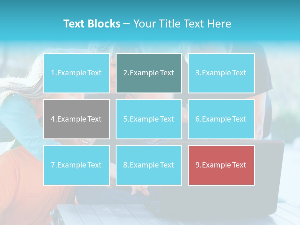 Young Teenager Old PowerPoint Template