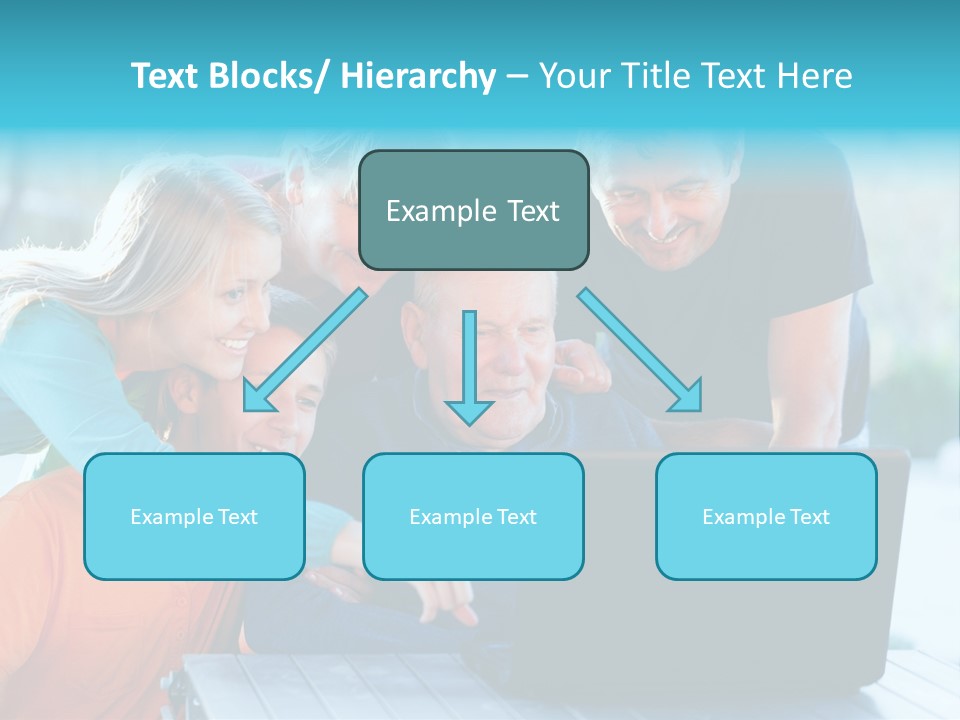 Young Teenager Old PowerPoint Template