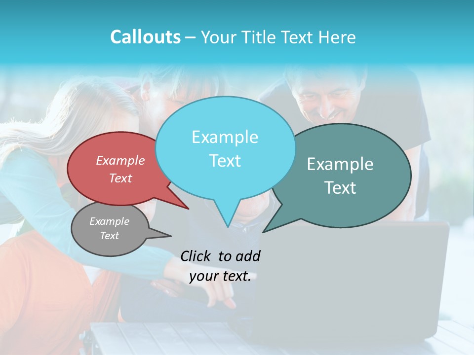 Young Teenager Old PowerPoint Template