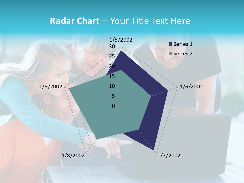 Young Teenager Old PowerPoint Template
