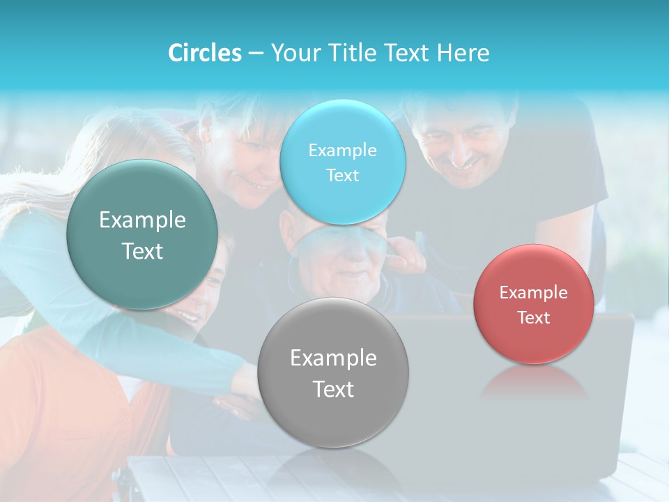 Young Teenager Old PowerPoint Template